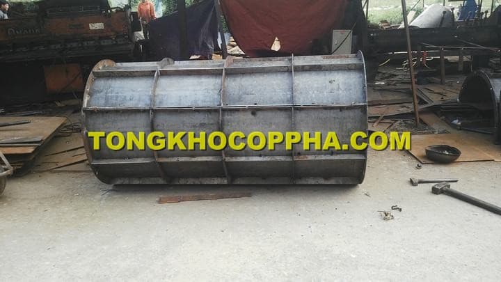 CÁC BƯỚC GIA CÔNG CỐP PHA CỘT TRÒN