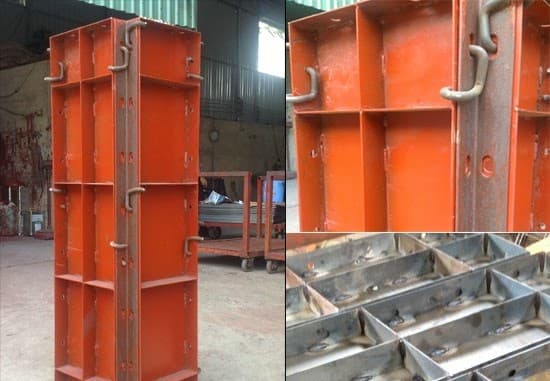 CỐP PHA THÉP CỘT VUÔNG