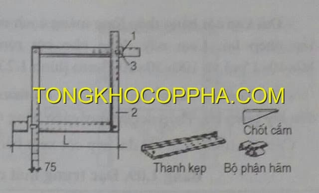 CÁC THANH CHỐNG TRONG CỐP PHA THÉP TỔ HỢP