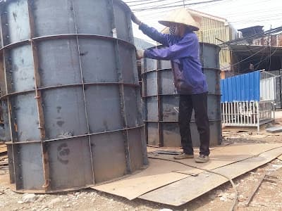 CỐP PHA THÉP CỘT TRÒN