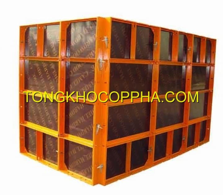 CỐP PHA TỔ HỢP GỖ DÁN PHỦ PHIM KHUNG THÉP